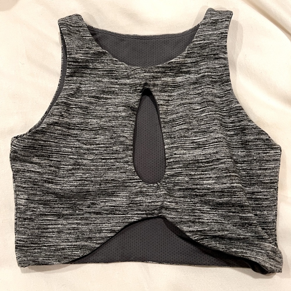 CSB CROP SHOP BOUTIQUE MARL TOP SIZE SMALL